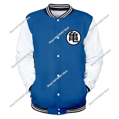 Dragon Ball Goku Kid Men Zipper Hoodie Cartoon Japan Style Anime Women Sweatshirt 2025 New Fashion Children Jackets Coat
