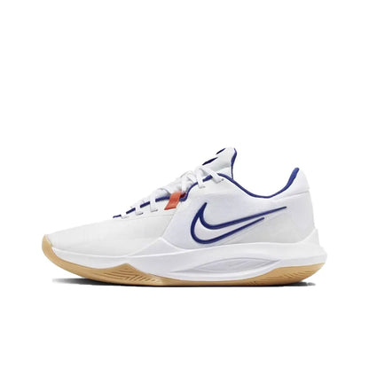Nike Precision 6 – pohodlné a univerzální nízké basketbalové boty pro muže v černé barvě IO7605-040