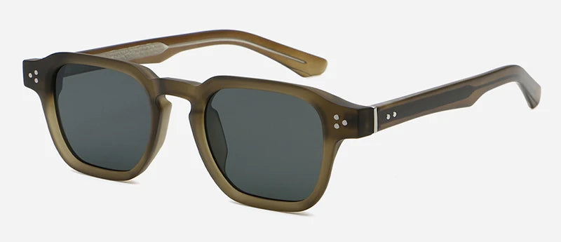 Peekaboo irregular sunglasses for women black brown retro style square sun glasses for men uv400 summer accessories 2025