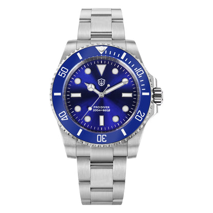 Watchdives WD1680Q V2 VH31 Sweep Quartz Movement Watch Luxury Top Brand Sapphire Stainless Steel 20Bar Waterproof Men Watches