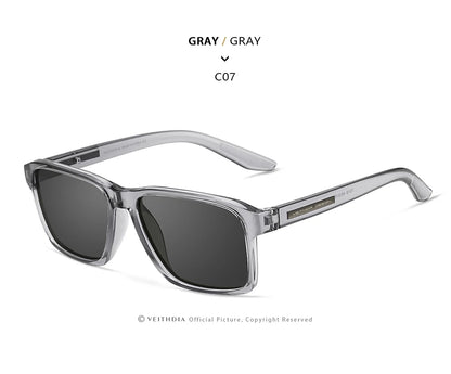 VEITHDIA Polarized UV400 Sunglasses Fashion Photochromic Gradient Mirror Lens Sports Driving Eyeglasses for Men And Women X7919