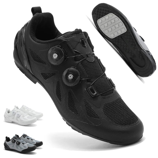 Scarpe da mountain bike non bloccanti da uomo senza tacchette, scarpe da ciclismo su strada RB Speed senza tacchetta, sneaker MTB da donna per pedali flat