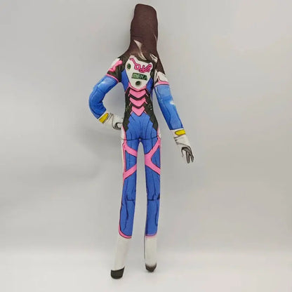 26cm Anime- und Gaming-Plüschfigur mit flexiblem Drahtkörper in verschiedenen Posen – Overwatch D.Va / Doomfist / Genji / Widowmaker, Plüschpuppe