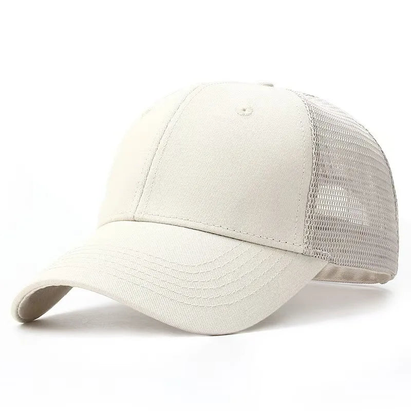 Big Head Man Plus Size Baseball Cap Summer Cotton Mesh Trucker Hat 3d Large Size Snapback 56-60cm 60-68cm OVERSIZE