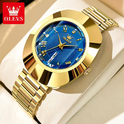 OLEVS Watch Luxury Woman Elegant Quartz Watch Scale Waterproof Luminous Automatic Week Date Ladies Watch Fashion Dress 7008