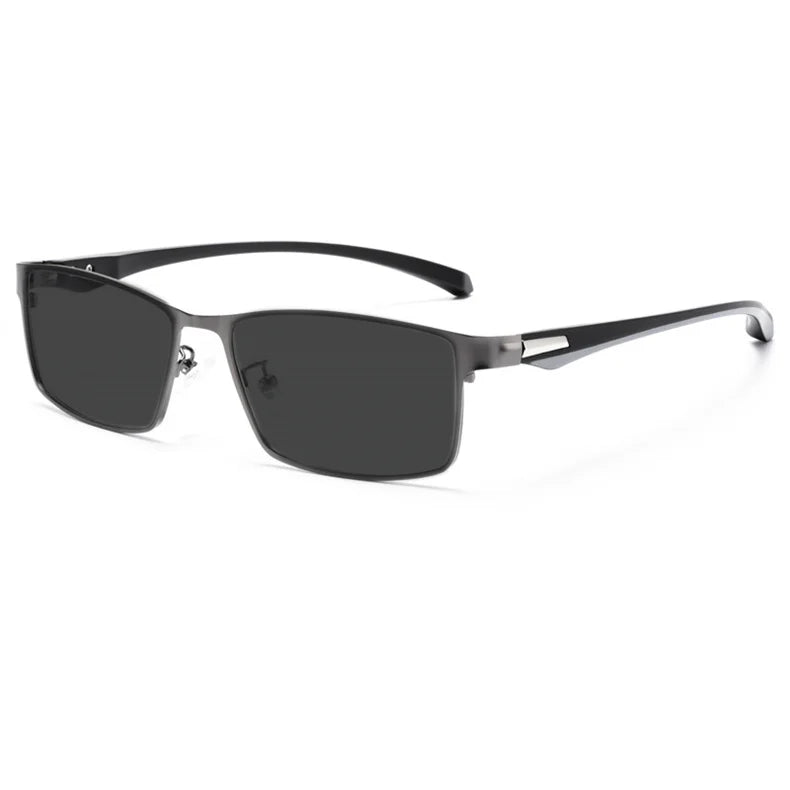 LOERHUNAR Brand Design for Men's Retro Business Myopia Sunglasses with Diopter 0 -0.75 -1.0  -1.5 -1.75 -2.0 -2.5 -3.0 to -6.0