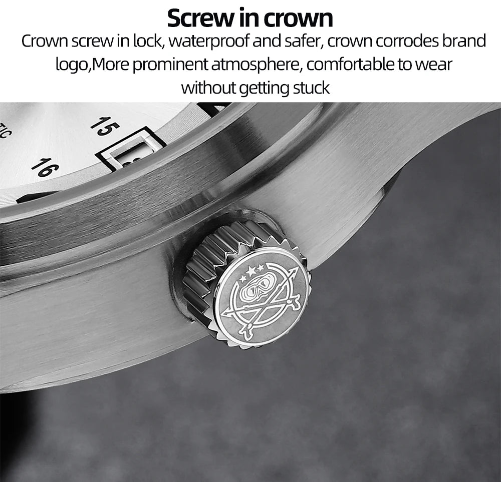 ADDIESDIVE AD2525 Automatic Watches For Men 39mm Sapphire Japanese 8215 Mechanical Watch Waterproof 20Bar Luminous Luxury Watch