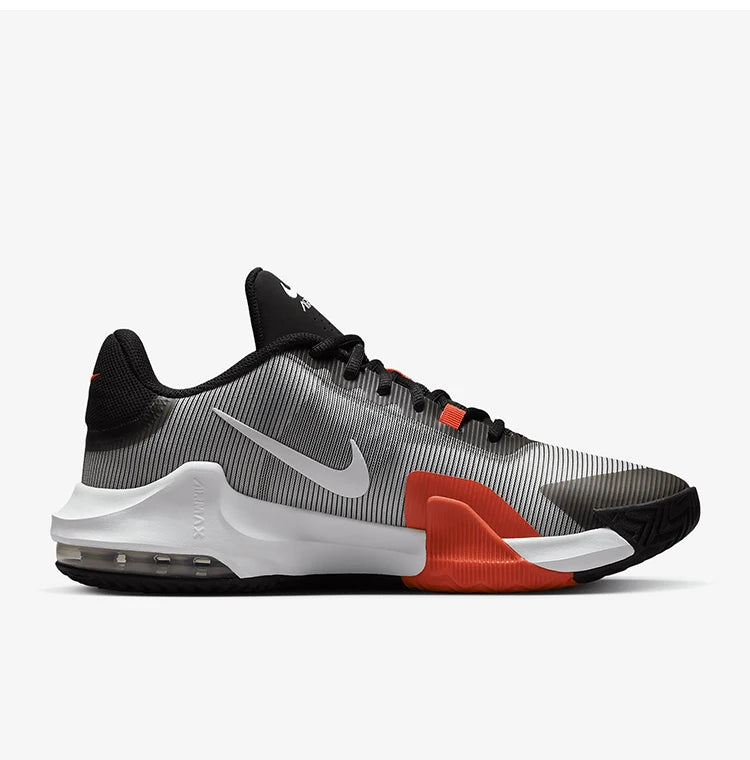 Nike Authentic Impact 4 - Scarpe da basket da uomo con lacci e ammortizzazione DM1124-002