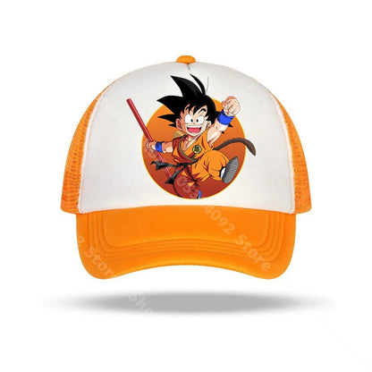 Dragon Ball baseball sapkák, anime karakterekkel nyomtatott napellenzős sapkák, gyerekeknek és felnőtteknek, nyári, lélegző, alkalmi sapkák, állítható csúcsú sapkák, ajándékok