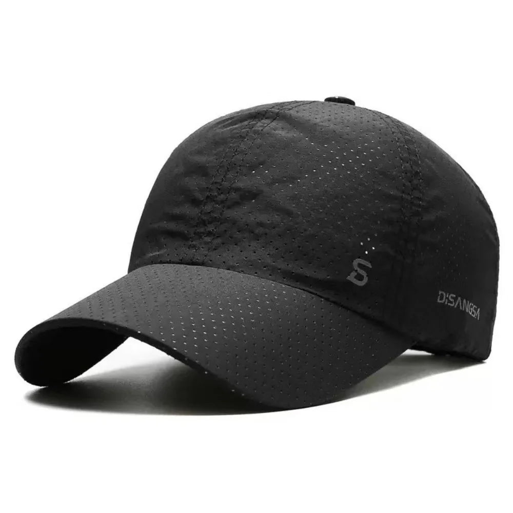 Solid Running Cap Thin Quick Drying Breathable Duck Tongue Outdoor Men's woman Sun Summer Fishing Avisor Baseball Cap