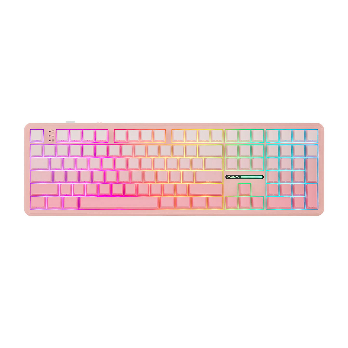 EPOMAKER x AULA F108 Full Size 100% ANSI Layout Hot-Swap Wired/2.4GHz/Bluetooth 5.0 Wireless Mechanical Keyboard RGB Backlight