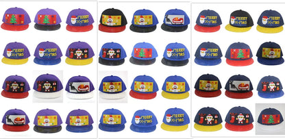 Șepci de baseball cu imprimeu cartoon patchwork, blocuri DIY, șepci snapback, șepci hip-hop pentru bărbați și femei, șepci detașabile cu pixeli, șepci „dad hats”, pentru copii și adulți