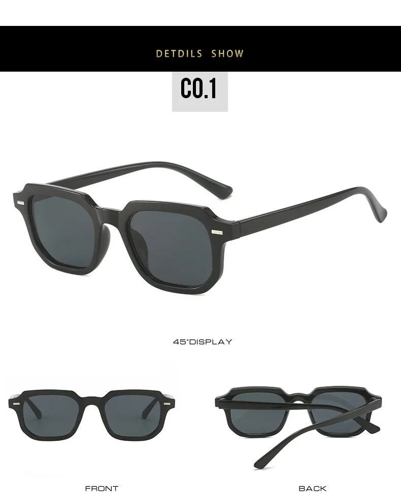 Men's Small Frame Sunglasses Can Customized Prescription Glasses Casual Blue Sunglasses For Travel And Driving