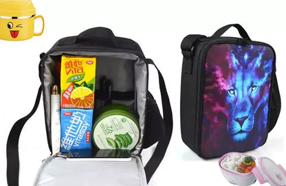 Hot Game Shooting Fortnites Child Insulated Large Capacity Bag for Boy Girl Student Outdoor Resuable Thermal Cooler Lunch Box