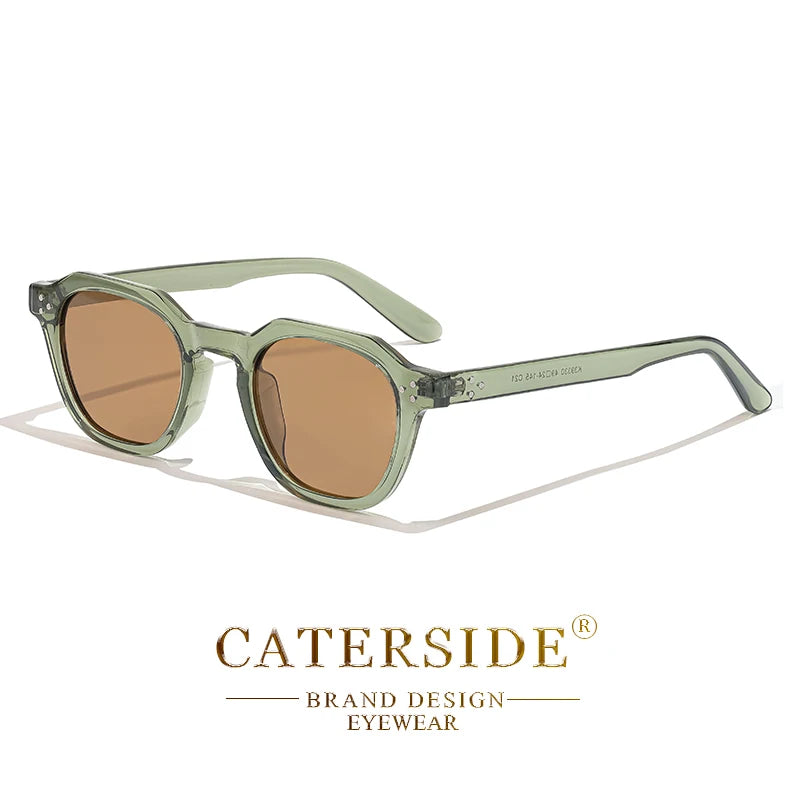 Caterside New Retro Polarized Men Sunglasses Square TR90 Frame Women Sun Glasses Outdoor Driving Fishing High Quality UV400 Gift