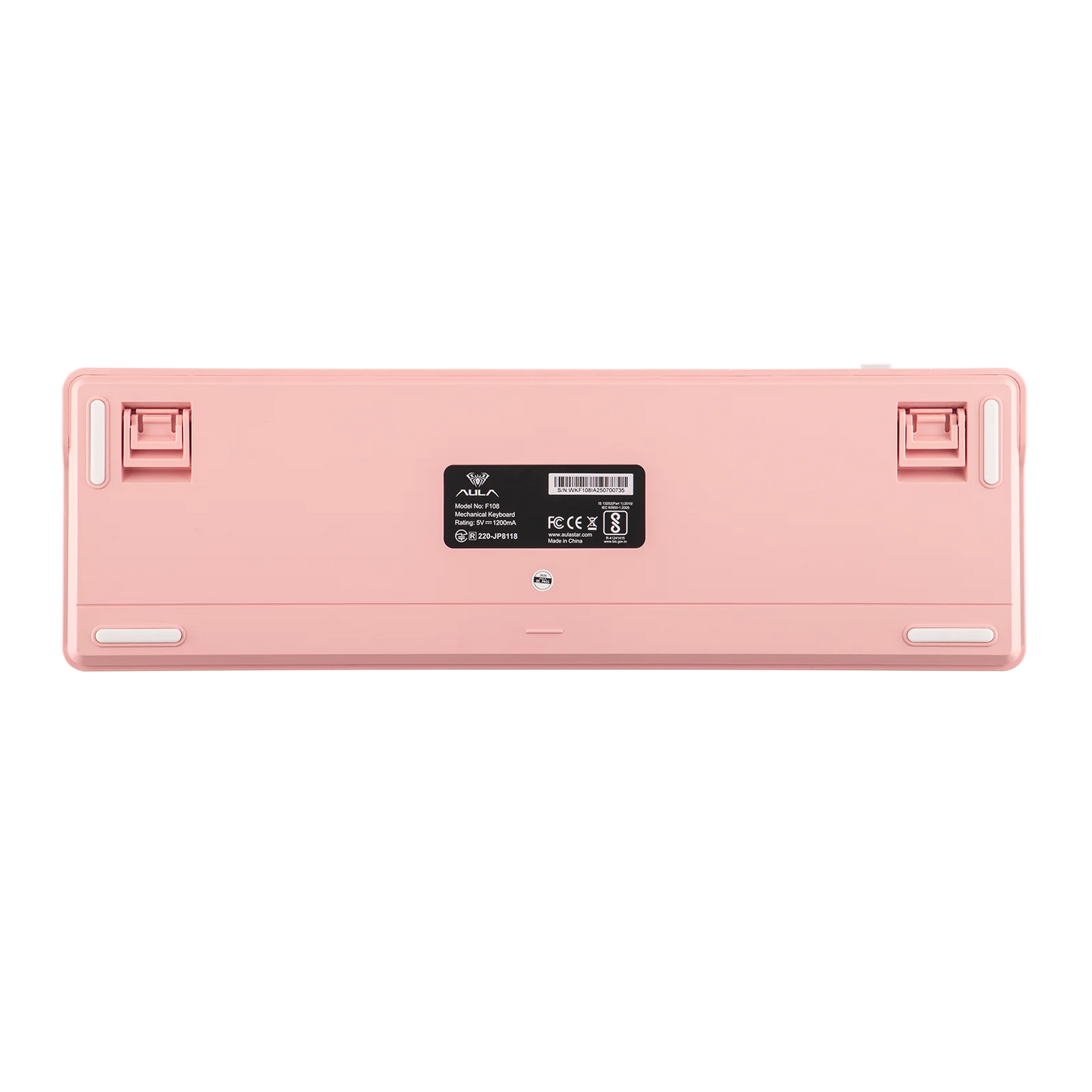 EPOMAKER x AULA F108 Full Size 100% ANSI Layout Hot-Swap Wired/2.4GHz/Bluetooth 5.0 Wireless Mechanical Keyboard RGB Backlight