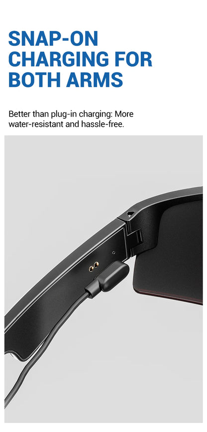 Kapvoe Bluetooth Sunglasses Smart Cycling Glasses Wireless UV400 Protection Goggles Telephone MP3 Sports Cycling Glasses Men
