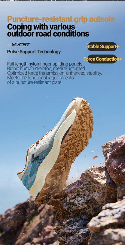 361 Degrees WUXIA 2 Running Shoes Light Breathable Cushioning Non-Slip Soft Outdoor Hiking Versatile Sneakers Male 672542201