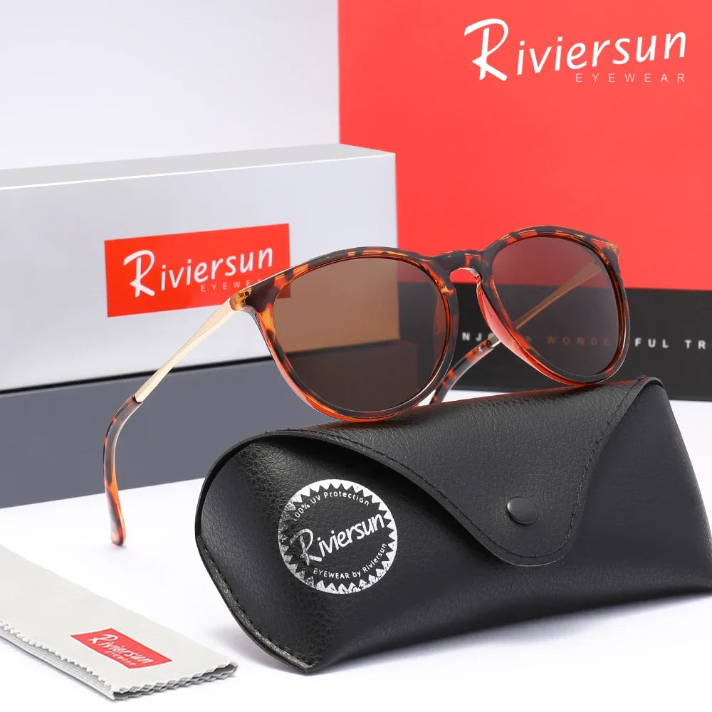 Classic Summer Cat Eye Sunglasses Polarized Fashion Elegant Style Eyeglasses Accessory for Beach Travel UV400