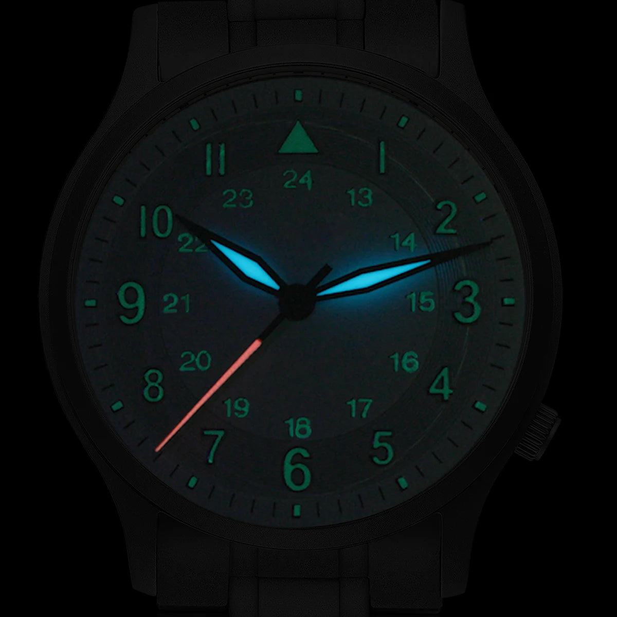 BERNY Full Titanium Watches for Men Quartz Men's Watch Lightweight Sapphire Super Luminous VH31 Sport Field Wristwatches