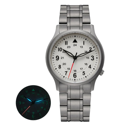 BERNY Full Titanium Watches for Men Outdoor Quartz Men's Field Wristwatch VH31 Super Luminous Sapphire Easy Read Watch