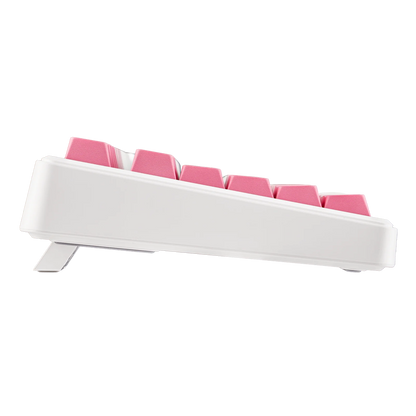 Teclado mecânico sem fios EPOMAKER X AULA F75 MAX Compact 75% ANSI Layout com ligação com fios/Bluetooth/2.4GHz, ecrã TFT e botão rotativo