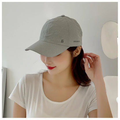 Men Women Mesh Moisture-Waging Quick Dry Baseball Cap Male Summer Female Originality Adjustable Breathable Sun Visor Fishing Hat