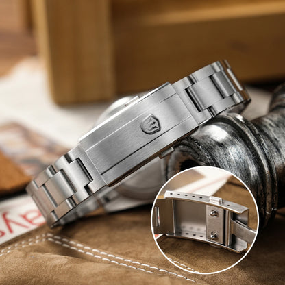 Watchdives WD5513Q 40mm Quartz Diver Watch VH31 Sweep Second Sapphire 200m Waterproof Steel Bracelet BGW9 Lume Mens Watch