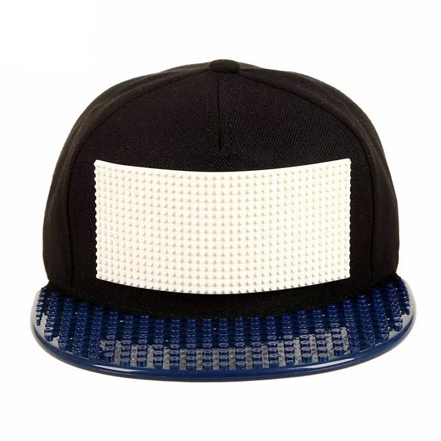 Șepci de baseball cu imprimeu cartoon patchwork, blocuri DIY, șepci snapback, șepci hip-hop pentru bărbați și femei, șepci detașabile cu pixeli, șepci „dad hats”, pentru copii și adulți