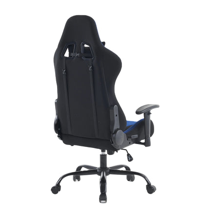 Ergonomic Gaming Chair with PU Leather, High Density Foam, Reclining Racing Chair with Adjustable Armrests for Office & Gaming
