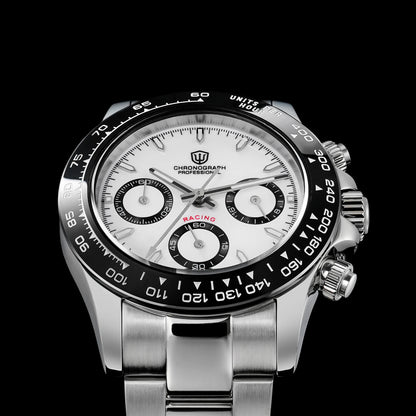 Watchdives WD16500 V2 Men Watch VK63 Quartz Movement Chronograph Wristwatch Stainless Steel Sapphire Crystal Luminous  Watches