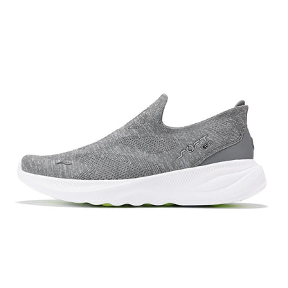 Li-Ning SOFT GO 2 KNIT slip-on fritids-gåsko til mænd – støddæmpende, komfortable og stabile LiNing mesh-jogging- og daglige sportssneakers AGLV017