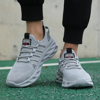 Unisex sneakers voor heren en dames, comfortabele ademende sportschoenen voor koppels, hardloop-, tennis- en wandelsneakers, maat 37-47, geel