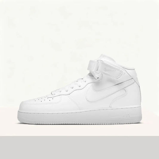 Nike Air Force 1 07 Sneakers Mid-Top Premium a Tinta Unita, Minimaliste, alla Moda, Casual, Comode e Resistenti CW2289-111