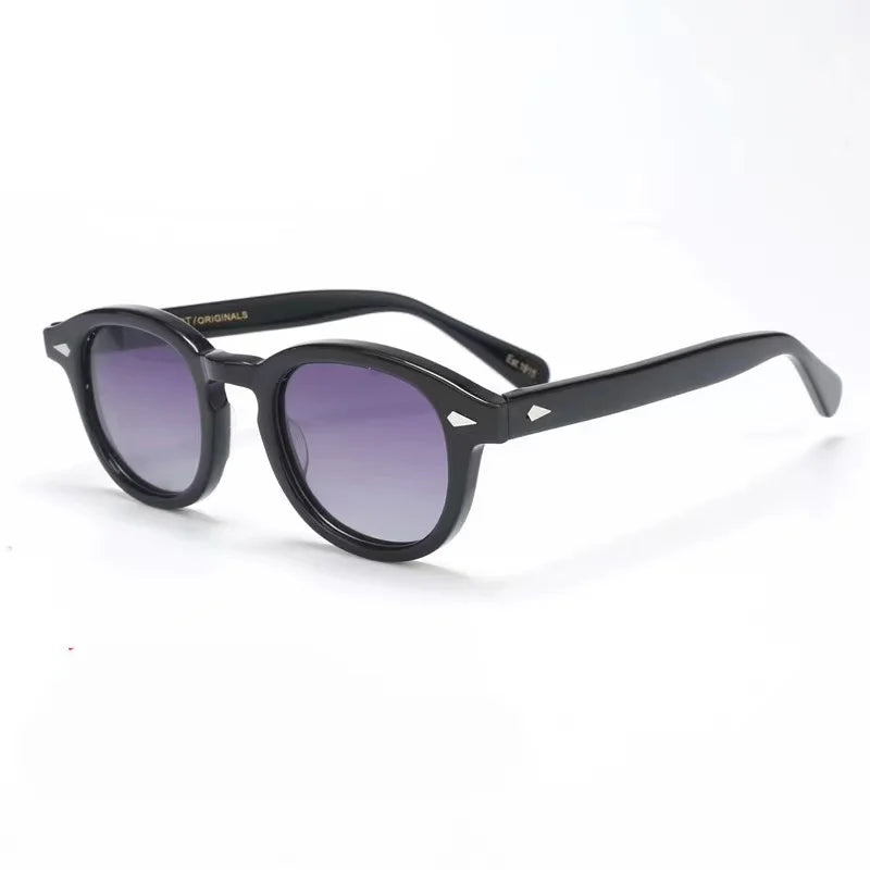 Authentic Johnny Depp LEMTOSH Premium Trendy Polarized Men Women Sun Glasses Vintage Acetate Frames Square Male Couple Eyewear