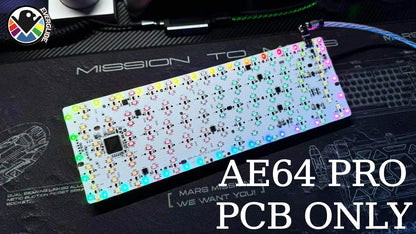 Everglide AE64 Pro HE Gaming Keyboard Hall Effect Magnetic Switch Support RT 0.001MM 8kHz Polling Rate Dual RGB ADC Link SOCD MT