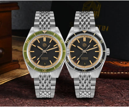 San Martin 39.5mm Summer Dive Watch Fashion Fun Fruit Series Men Sports Watches NH35 Automatic Mechanical 20 ATM SN0116 Reloj
