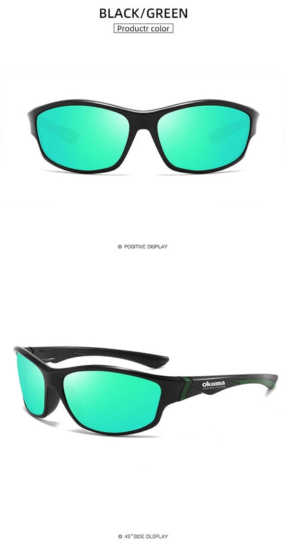 Okuma fashionable polarized glasses, UV400 anti stray light, suitable for outdoor cycling, driving, fishing, etc