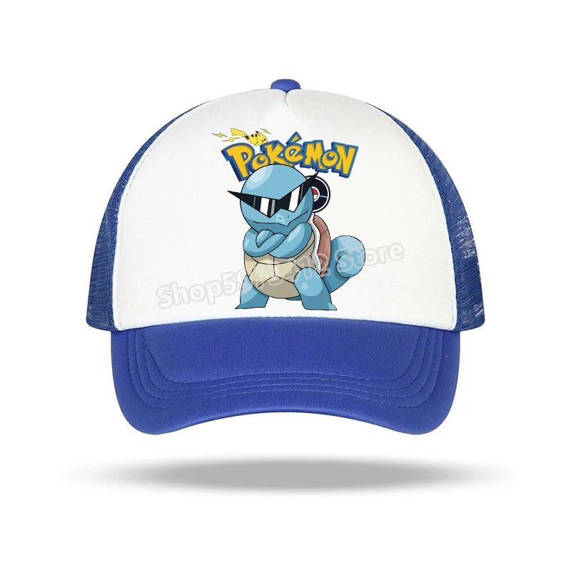 Pokémon baseball sapka Pikachu Charizard Gengar anime csúcsos sapka gyerek felnőtt nyári szabadtéri sport sapkák fiú alkalmi divat sapka ajándék