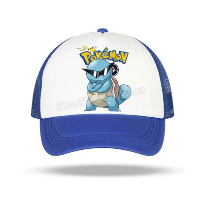 Pokémon baseball sapka Pikachu Charizard Gengar anime csúcsos sapka gyerek felnőtt nyári szabadtéri sport sapkák fiú alkalmi divat sapka ajándék