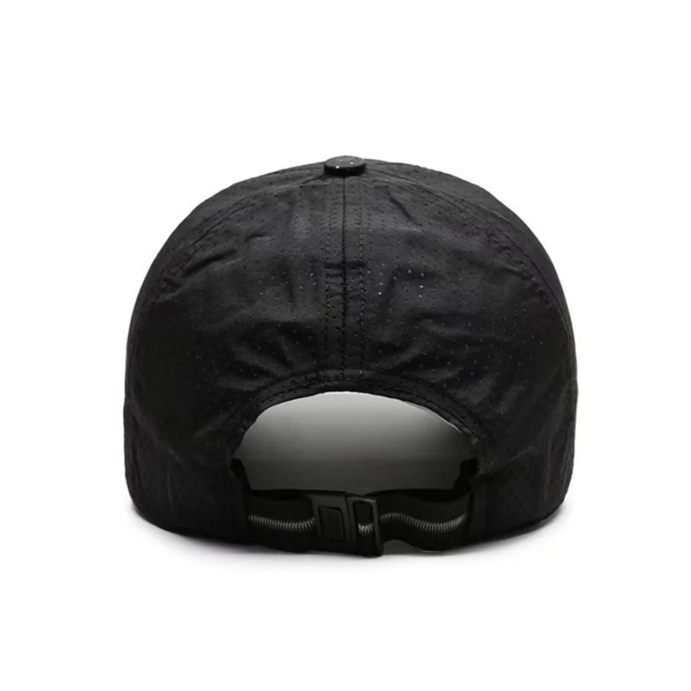 Solid Running Cap Thin Quick Drying Breathable Duck Tongue Outdoor Men's woman Sun Summer Fishing Avisor Baseball Cap