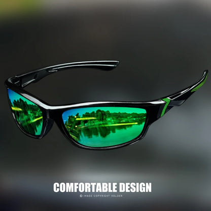 Polarized Sunglasses for Men Sports Mens-Sunglasses: Sun-Glasses with UV Protection for Fishing Driving Running Cycling