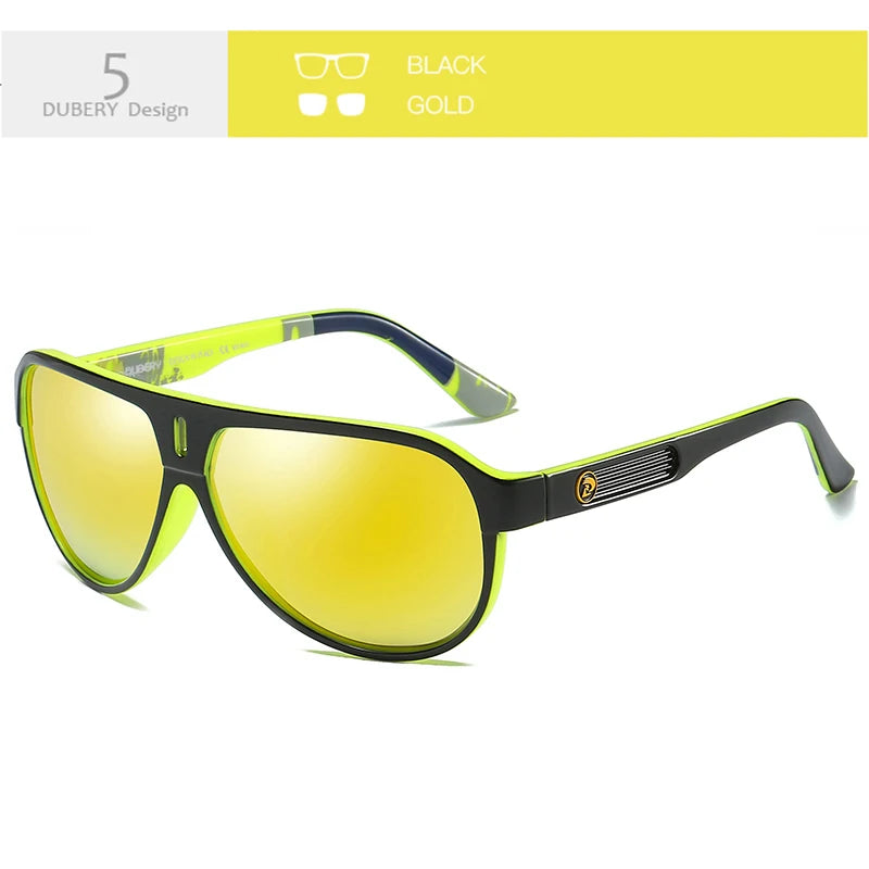 DUBERY Polarized UV400 Protection Sunglasses For Men And Women 9 Colors Model 163