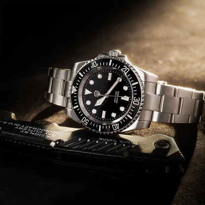 Watchdives WD1680Q V2 Men Watch VH31 Sweep Second Quartz Movement AR Sapphire Luminous BGW9 20Bar Waterproof Steel Wristwatches