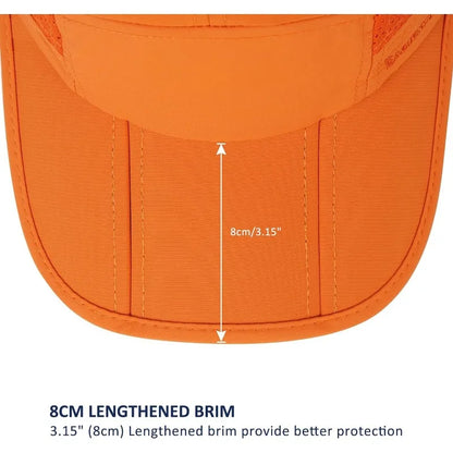 GADIEMKENSD Lightweight Running Cap Sun Hat for Trekking Hiking Quick Dry Breathable Outdoor Sports Unisex