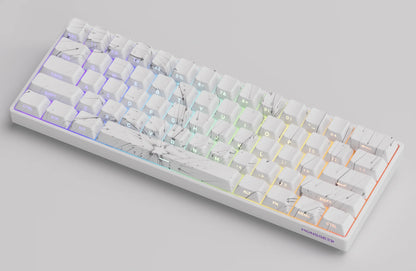 MONSGEEK FUN60 PRO&MAX HE Teclado mecânico 60% sem fios para gaming com switches magnéticos, Rapid Trigger 8K, ARGB e personalização