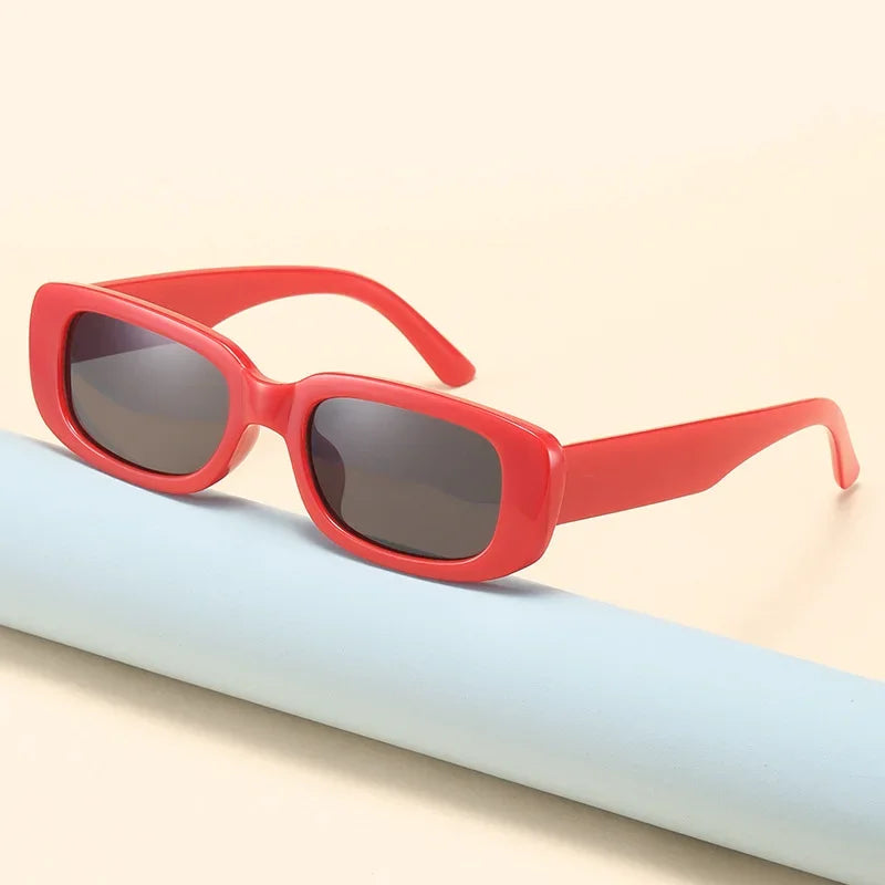 Fashion Classic Red Sunglasses Lens Mens Ladies Womens Retro Vintage UV400 Glasses Eyewear Luxury Square Outdoor Sun Glasses