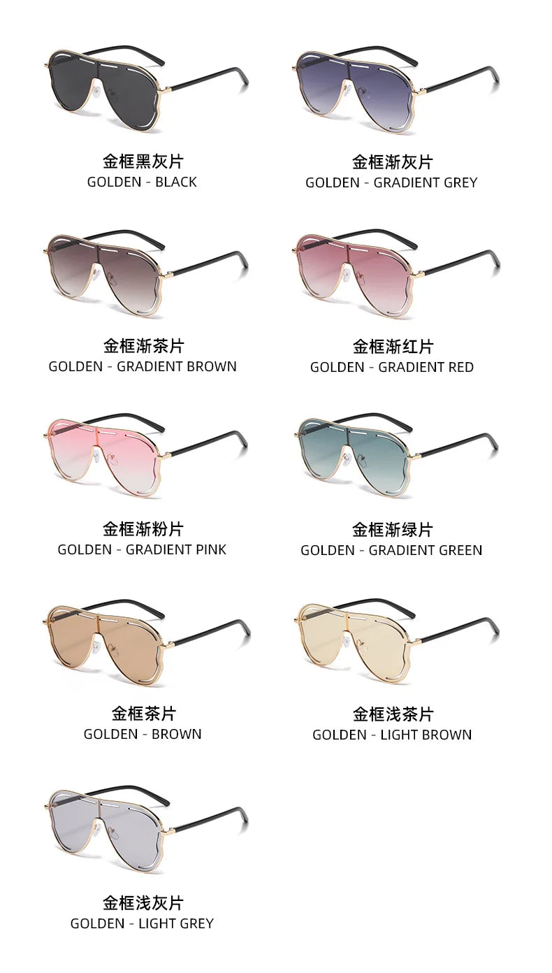 New Vintage Round Sunglasses Women Men Circular Pilot Sun Glasses Female Oval Eyewear Sunglasses for Male Female Eyeglasses