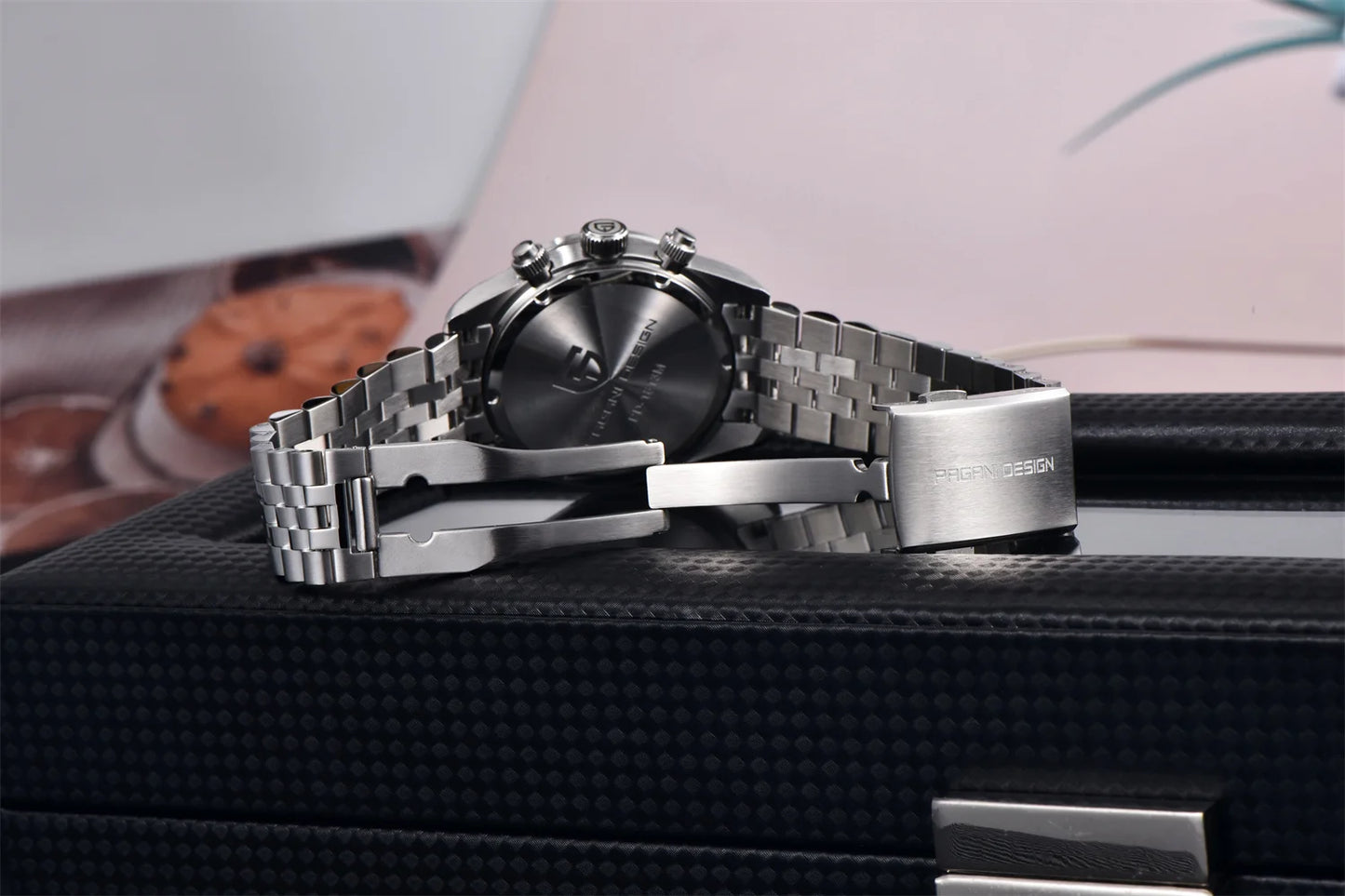 2026 New PAGANI DESIGN BB Flamingo Chronograph Luxury Sports Quartz Watch Men Sapphire mirror 100M Waterproof Fashion Wristwatch