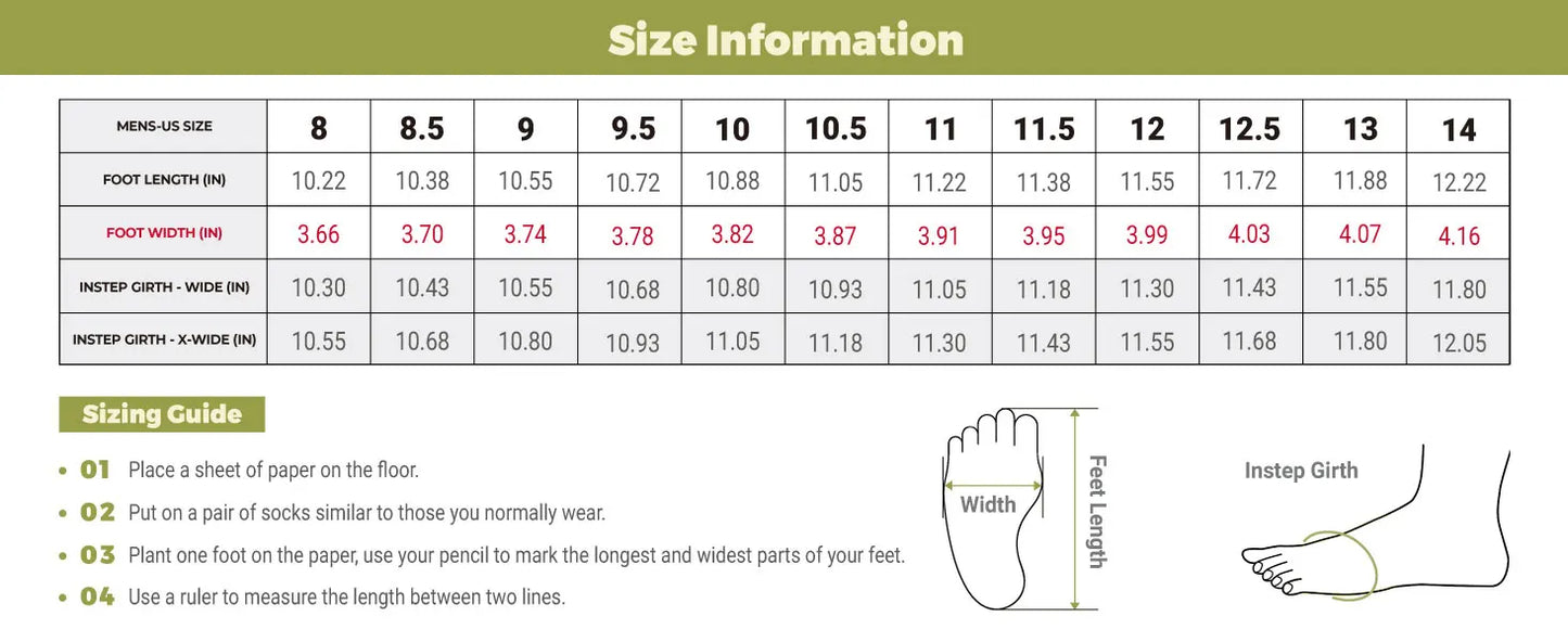 FitVille Wide Design Men's Golf Shoes Professional Outdoor Water Resistant Anti-slip Sport Shoes for Course with Spikes